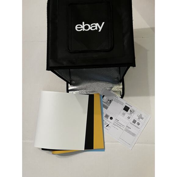 eBay Seller 12"x12" LED Light Box Tent Portable Photography eBay Logo Reseller - Picture 4 of 5